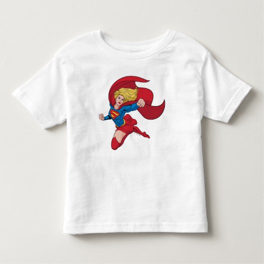 Schattige Supergirl Stance Kinder Shirts (Voorkant)