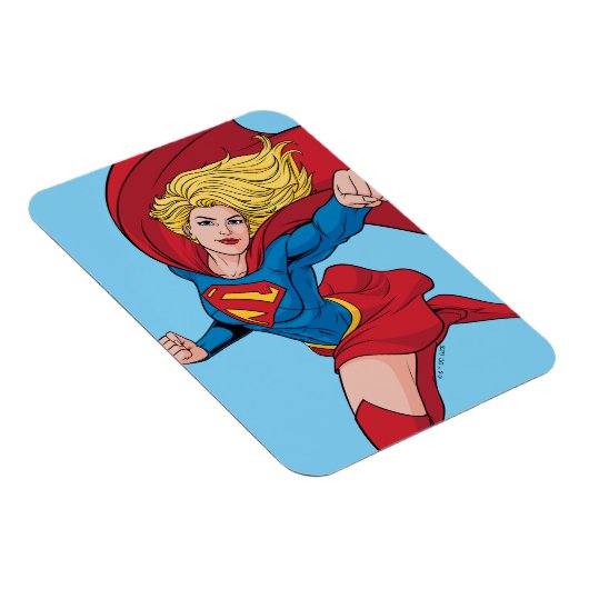 Schattige Supergirl Stance Magneet (Rechterzijde)