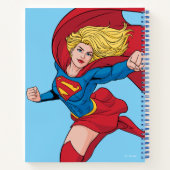 Schattige Supergirl Stance Notitieboek (Achterkant)