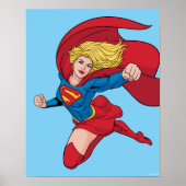 Schattige Supergirl Stance Poster (Voorkant)