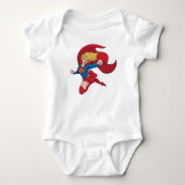 Schattige Supergirl Stance Romper (Voorkant)