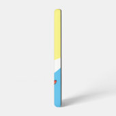 Schattige Supergirl Stance Samsung Galaxy Hoesje (Linkerkant)