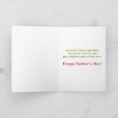Schattige Superheld Vaderdag | Superpapa Felicitat Kaart (Binnen)