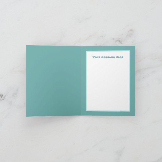 Schattige surfen beer tekst toevoegen kaart (Binnen)