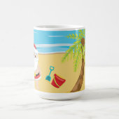 SCHATTIGE SURFEN KERSTMIS SINTERKLAAS OP HET STRAN KOFFIEMOK (Center)