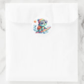 Schattige Surfen Tutle Stickers (Tas)