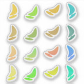 Schattige surfen watersport sticker (Voorkant)