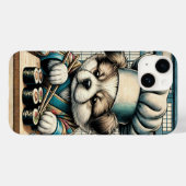 Schattige Sushi Chef Puppy Case-Mate iPhone Case (Achterkant (horizontaal))