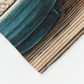 Schattige Sushi Chef Puppy Fleece Deken (Hoek)