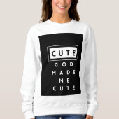 Schattige Sweatshirt voor dames (Voorkant)