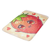 Schattige Sweet Strawberry Bliss Badmat (Gekanteld)