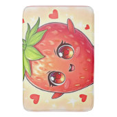 Schattige Sweet Strawberry Bliss Badmat (Voorkant Verticaal)
