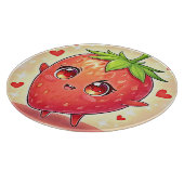 Schattige Sweet Strawberry Bliss Snijplank (Hoek)