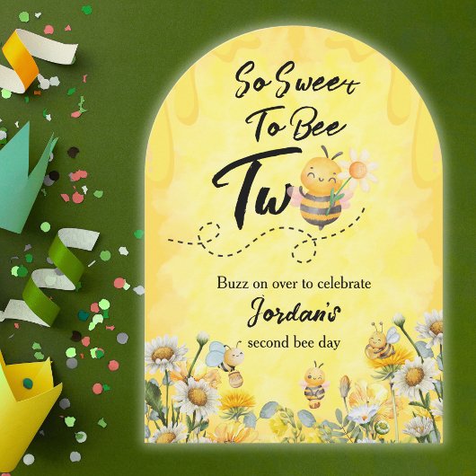 Schattige Sweet to Bee Twee Wilde bloemen 1e verja Kaart