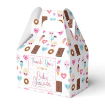 Schattige Sweet & Treats Baby shower Dank u