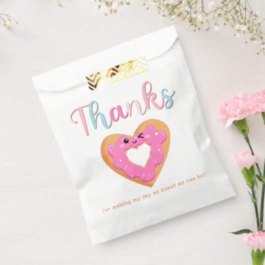 Schattige Sweet & Treats Feest Verjaardagsfeest Bedankzakje (Gezegeld)