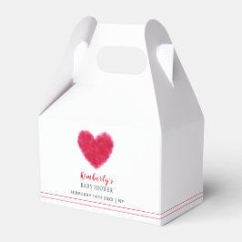 Schattige Sweetheart Lijst Valentijns Baby shower Bedankdoosjes