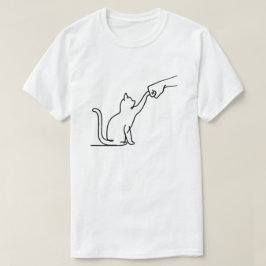 Schattige T-shirt Ik hou van mijn kat Beste vriend