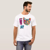 Schattige T-shirt "LGBT QAT" (Voorkant volledig)