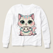 Schattige T-shirt voor katten – ideaal voor katten (Voorkant)