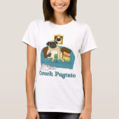 Schattige  T - shirts van Couch Pugtato, cadeaus (Voorkant)