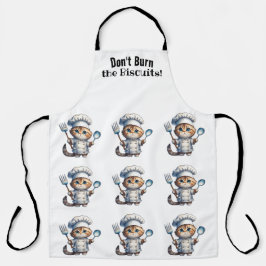 Schattige Tabby Cat Chef All-Over Print Schort