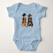 Schattige Tabby Cowboy Romper (Voorkant)