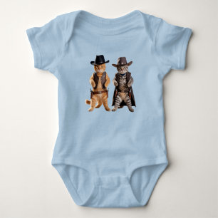 Schattige Tabby Cowboy Romper