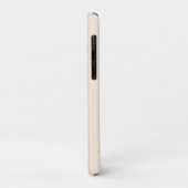 Schattige tabby poes kat op lichtbeige Case-Mate iPhone case (Achterkant/links)