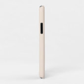 Schattige tabby poes kat op lichtbeige Case-Mate iPhone case (Achterkant/rechts)