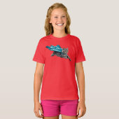Schattige Tabby Superheld Kinderen' T-shirt (Voorkant volledig)