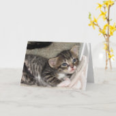 Schattige tablet Wenskaart Kaart (Gele Bloem)