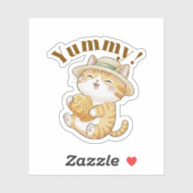 Schattige Taiyaki Gember Kat Kawaii Esthetische St