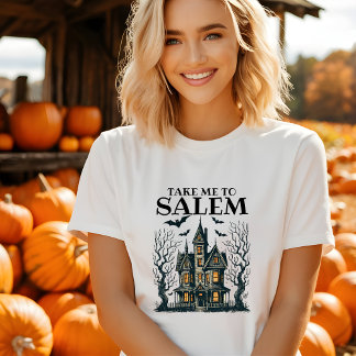 Schattige Take Me To Salem Halloween Tshirt
