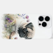 SCHATTIGE TAN- EN ZWARTE PUG-PUPPY Case-Mate iPhone CASE (Achterkant (horizontaal))