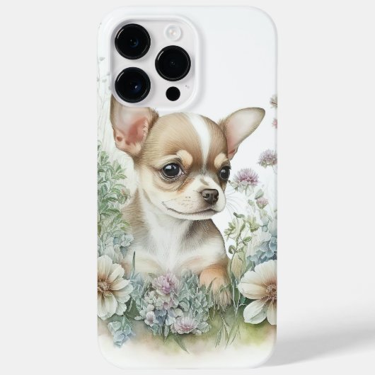 SCHATTIGE TAN WHITE CHIHUAHUA PUPPY DOG Case-Mate iPhone CASE (Achterkant)
