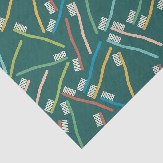 Schattige Tandarts Tissue Papier (Detail)