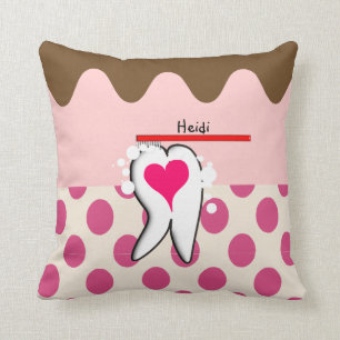Schattige tandheelkundige Tooth Pillow, aanpasbaar Kussen