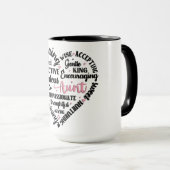 Schattige tante hart mok (Voorkant rechts)