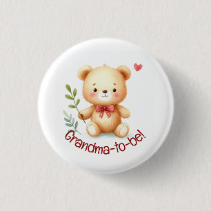 Schattige Tante te zijn Teddy Bear Whimsical Art Ronde Button 3,2 Cm