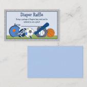 Schattige tapijten voor sportspeler informatiekaartje (Voorkant / Achterkant)