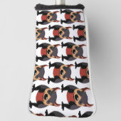 Schattige Tasmaanse duivel ontwerp Golfheadcover (Draai 90)