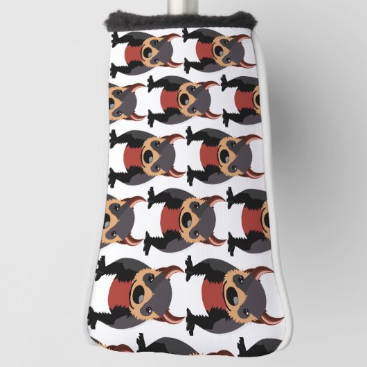Schattige Tasmaanse duivel ontwerp Golfheadcover (Draai 90)