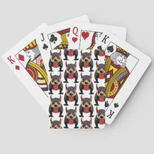 Schattige Tasmaanse duivel ontwerp Pokerkaarten