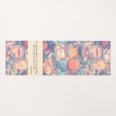 Schattige Tea Party Doodle Yogamat (Voorkant (horizontaal))