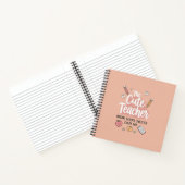 Schattige Teacher Spiral Notitieboek (Binnen)