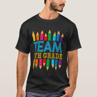 Schattige Team 5e klas leraar student Kinder terug T-shirt