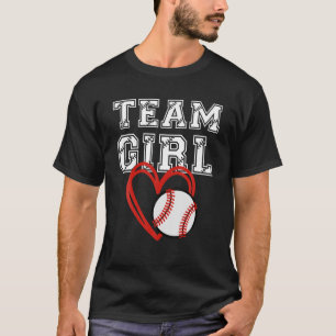 Schattige Team Meisje Honkbal Geslacht Onthullen P T-shirt