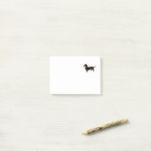 Schattige teckel - Doxie Dog Post-it® Notes (Op bureau)