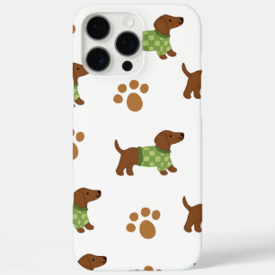 Schattige Teckel iPhone 16 Pro max hoesje